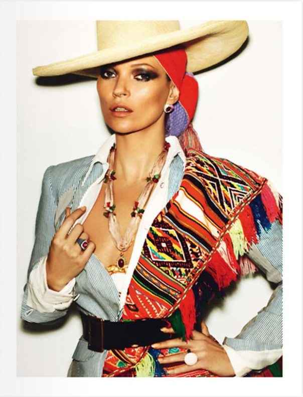 Η Kate Moss κοσμεί το εξώφυλλο της γαλλικής έκδοσης Vogue σε μια φωτογράφιση με "άρωμα" Peru